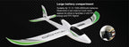 TopRC Hobby T1400RTF 1.4m Electric 4ch + Flight Controller Mode2 RC Glider - TRC1400RTF