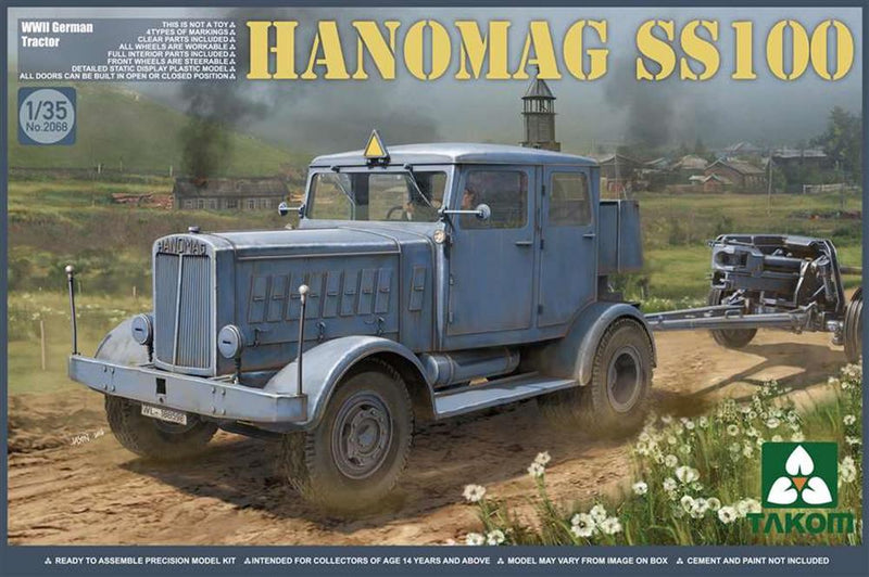 Takom 2068 1/35 WWII German Tractor Hanomag SS100