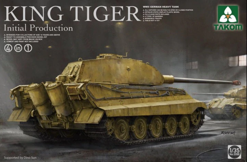 Takom 1/35 King Tiger - Initial Production (WWII German Heavy