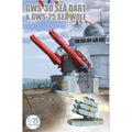 Takom 2138 1/35 GWS-30 Sea Dart & Gws-25 Sea Wolf (8948587004141)