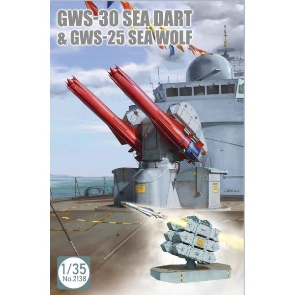 Takom 2138 1/35 GWS-30 Sea Dart & Gws-25 Sea Wolf (8948587004141)