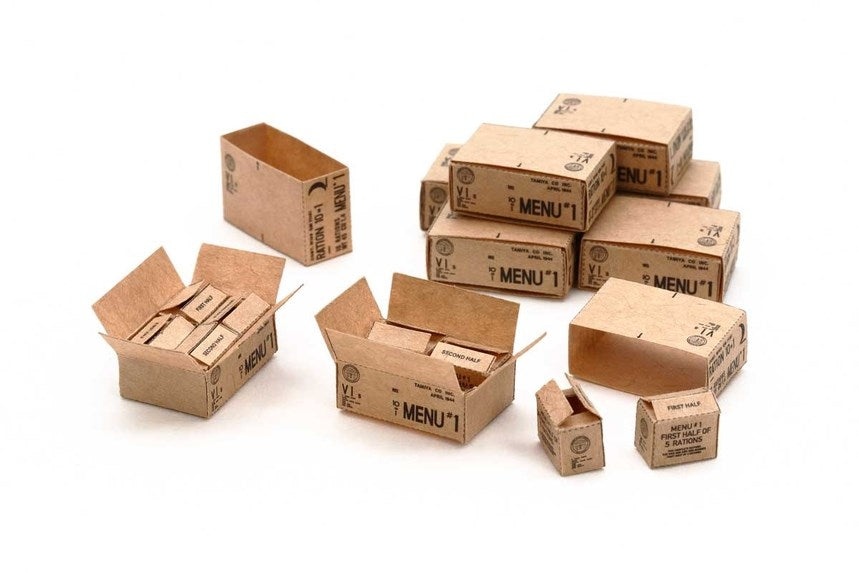 Tamiya 12689 1/35 10 IN 1 CARTONS WWII (8346776043757)