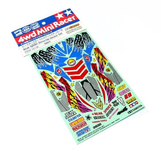 Tamiya 15138 MINI 4WD BEAK SPIDER STICKERS - Hobby City NZ