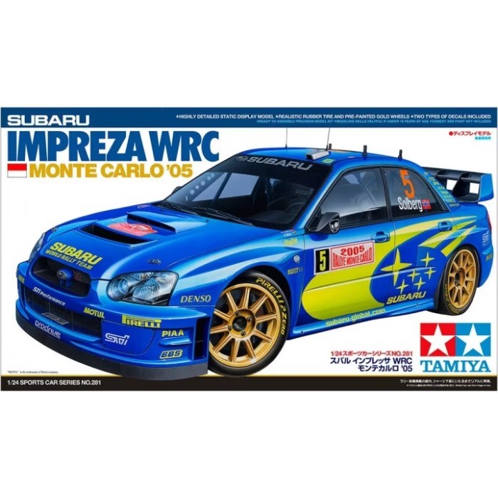 Tamiya 24281 1/24 Subaru Impreza WRC - Monte Carlo '05