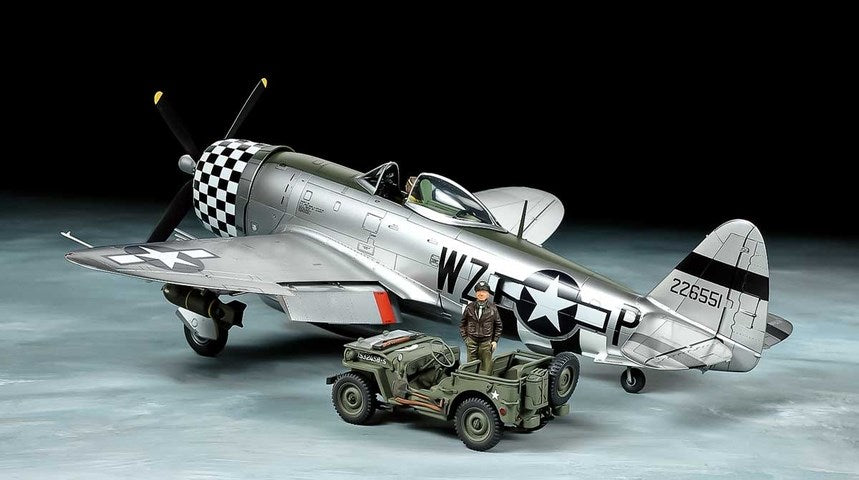 Tamiya 25214 1/48 P-47D Bubbletop & 4x4 LV (8324824236269)