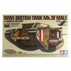 Tamiya 1/35 WWI British Tank Mk.IV Male (w/Single Motor) 1/35