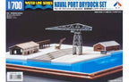 Tamiya 1/700 Waterline Series: Naval Port Dry Dock Set (Paper