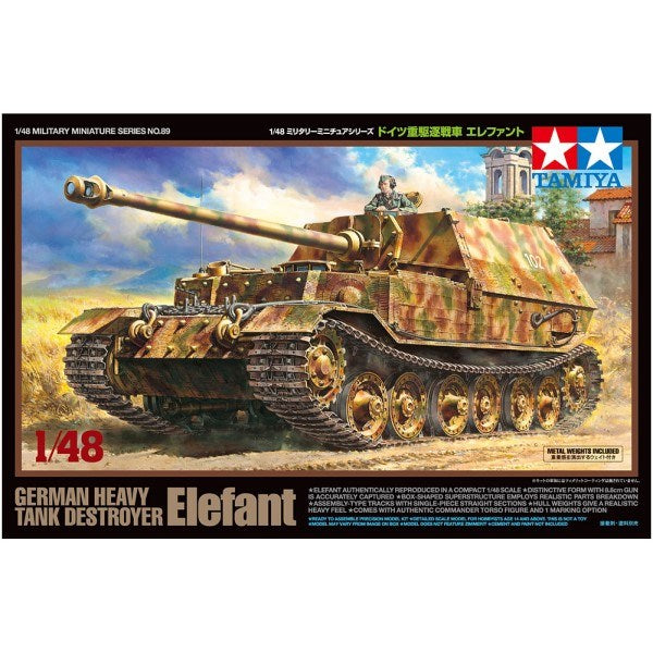 Tamiya 32589 1/48 German Heavy Tank Destroyer Elefant (7577768001773)