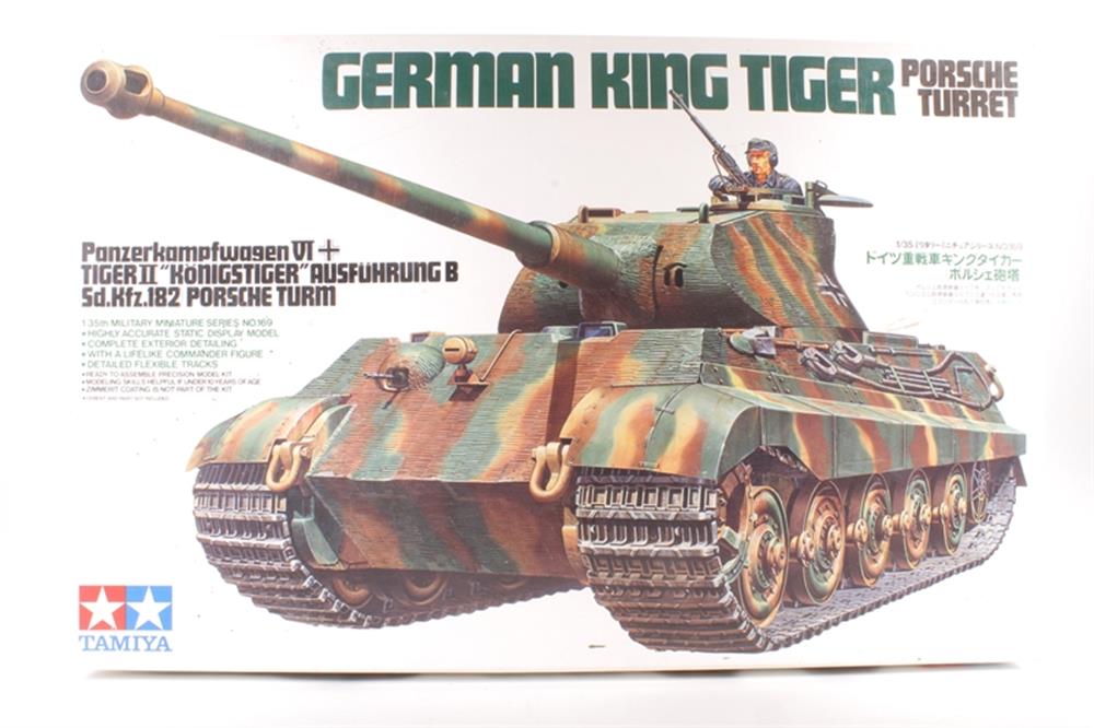 Tamiya 35169 1/35 K. Tiger Porsche Turret (8324642865389)