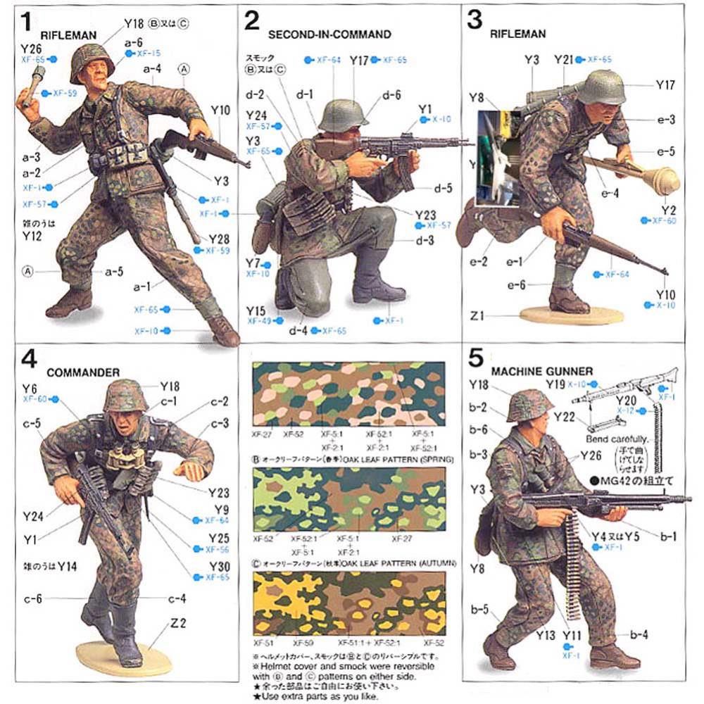 Tamiya 35196 1/35 Ger. Front-Line Infantryman (8324638703853)