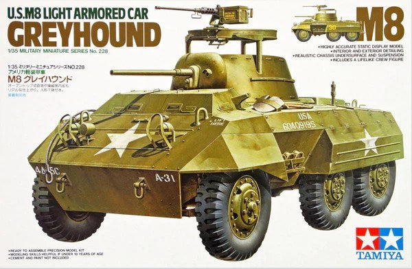 Tamiya 35228 1/35 U.S. M8 'Greyhound' (8324825612525)