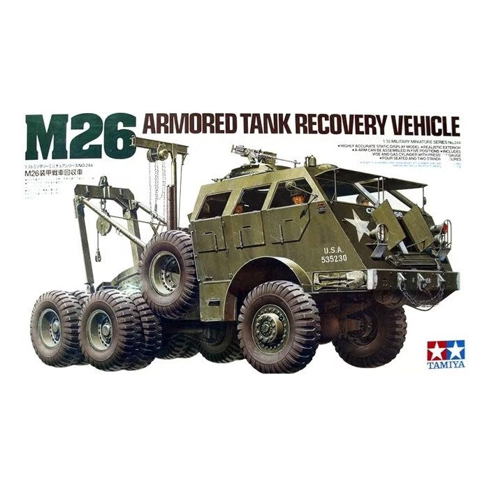 Tamiya 35244 1/35 M26 Armored Tank Recovery Vehicle (8126903779565)