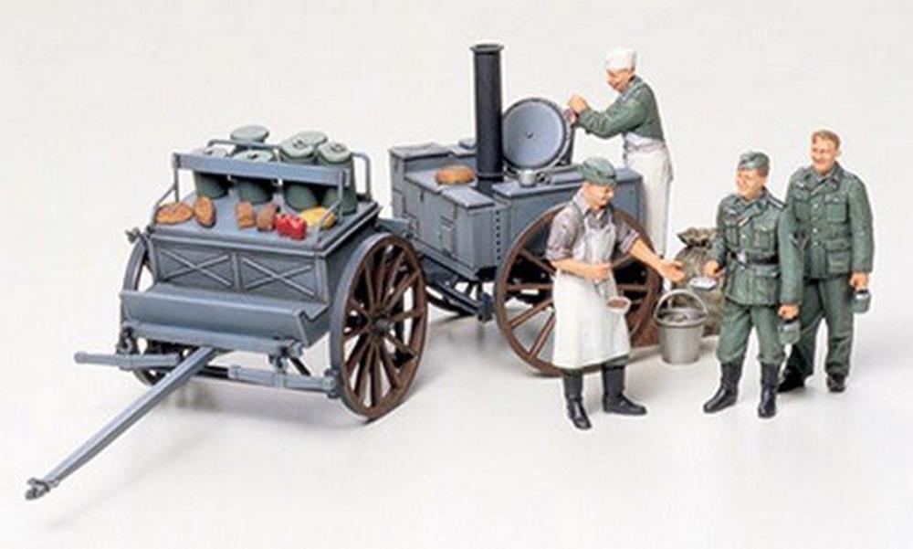 Tamiya 35247 1/35 German Field Kitchen Scenery (8324643717357)