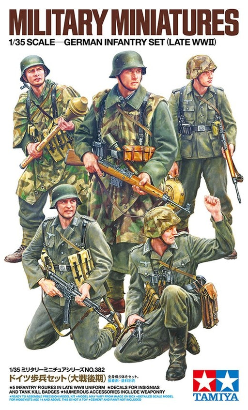 Tamiya 35382 1/35 GERMAN INFANTRYLATE WWII (8346768179437)