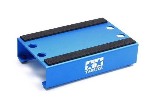 Tamiya 42371 TRF RC Car Maintenance Stand - Blue - Hobby City NZ