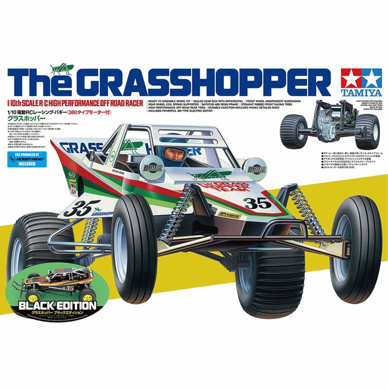 Tamiya The Grasshopper Black Edition Incl ESC RC Buggy 1/10 Scale