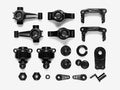 Tamiya 50736 TL01 B PARTS UPRIGHT (7537765777645)