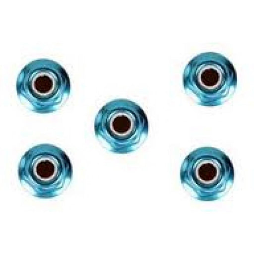 Tamiya 53159 4MM AL-FLANGE LOCK NUT (5) BLUE - Hobby City NZ