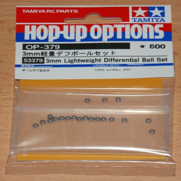 Tamiya 53379 	3MM LIGHTWEIGHT DIFF BALL SET - Hobby City NZ