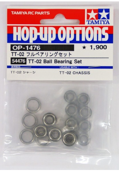 Tamiya 54476 TT-02 Ball Bearing Set (Complete) (8278071378157)