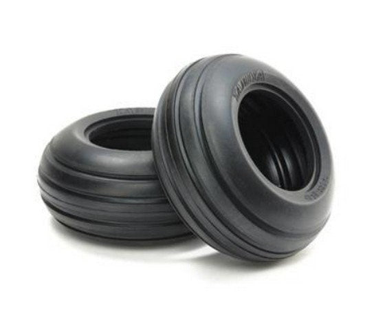 Tamiya 54865 Ribbed Front Bubble Tires - Soft (1 Pair) - Hobby City NZ