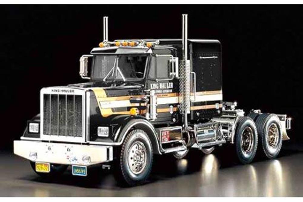 Tamiya King Hauler Black RC Semi Truck 1/14 Scale