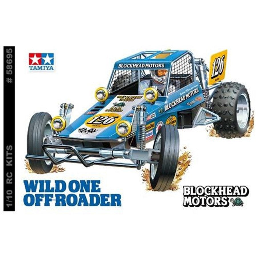 TAMIYA 1/10 WILD ONE (EXCL ESC) BLOCKHEAD LIVERY (8195286270189)