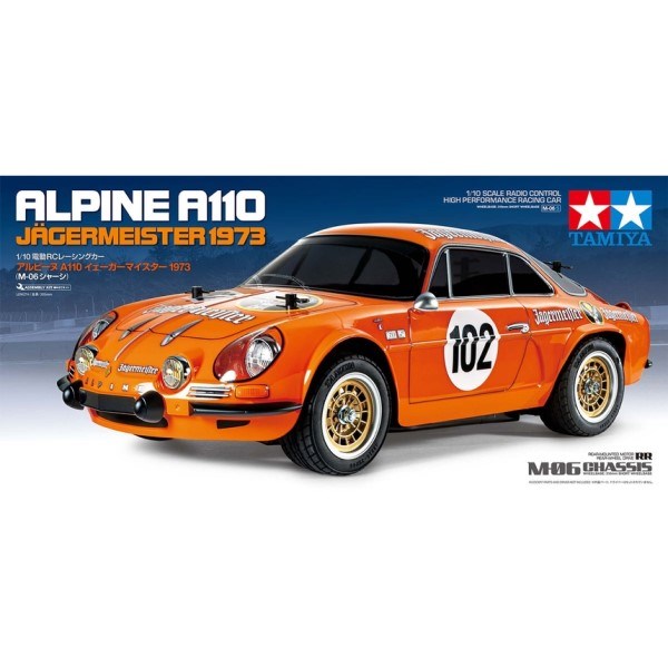Tamiya 58708 RC Kit: 1/10 2WD Alpine A110 - Jagermeister 1973 (M-06) - Hobby City NZ