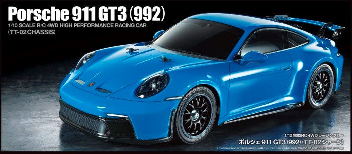 TAMIYA 58712 1:10 RC Porsche 911 GT3 (992) TT-02 300058712 EUR 154,98 - DE TAMIYA 58712 1:10 RC Porsche 911 GT3 (992) TT-02 300058712 EUR 154,98 - DE