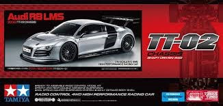 Tamiya Audi R8 LeMans Incl ESC TT-02 RC Sports Car 1/10 Scale