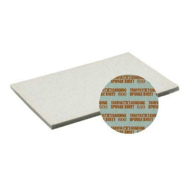 Tamiya 87148 Sanding Sponge Sheet - 600 Grit (1 Sheet) (7524341973229)
