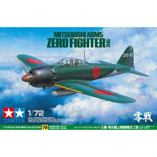 Tamiya 60779 1/72 Mitsubishi A6M5 Zero Fighter (Zeke) - Hobby City NZ (7577771245805)
