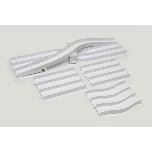 Tamiya 69579 Mini 4WD Japan Cup JR Circuit Lane Change and Extension Set (White) (8278331883757)