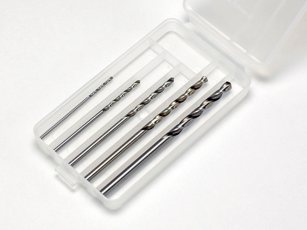 Tamiya 74049 Basic Drill set 1.0 1.5 2.0 2.5 3.0mm (7637272756461)