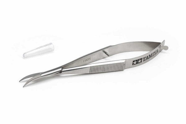 Tamiya 74151 Mini 4WD Curved Scissors For Polycarbonate Bodies