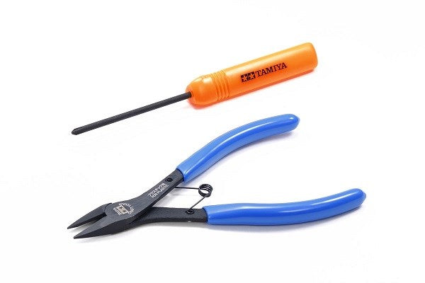Tamiya 74158 Mini 4WD Tools Set - Side Cutters and Phillips Screwdriver