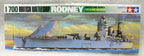 Tamiya 1/700 Rodney British Battleship
