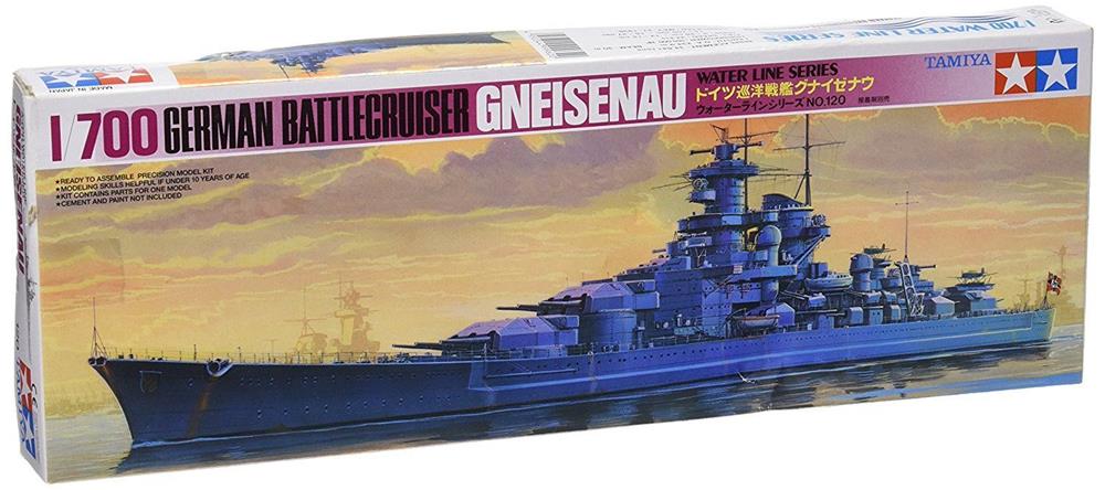 Tamiya 77520 1/700 Gneisenau (German) (8324643487981)