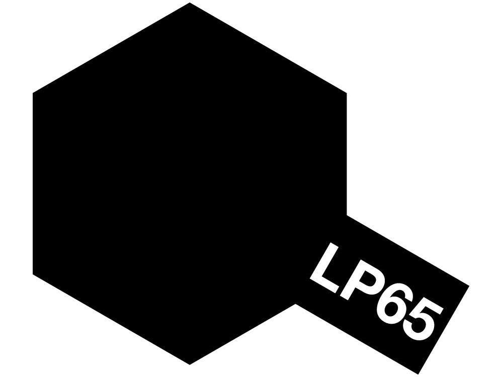 Tamiya 82165 LP-65  LACQUER PAINT RUBBER BLACK (7650715435245)