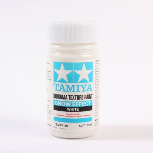 Tamiya 87119 Diorama Texture Paint - Snow Effect White (100ml) - Hobby City NZ