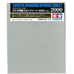 Tamiya 87170 Sanding Sponge Sheet - 2000 Grit (1 Sheet) (8324627464429)