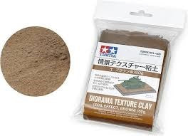 Tamiya 87221 TEXTURE CLAY SOIL BROWN 150g (8346775322861)
