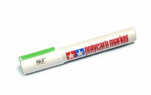Tamiya 88008 PAINT PEN POLYCARB GREEN (8324635263213)