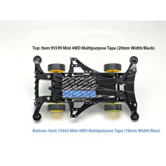 Tamiya 95599 Mini 4WD Multipurpose Tape 20mm (Black) (8278333128941)