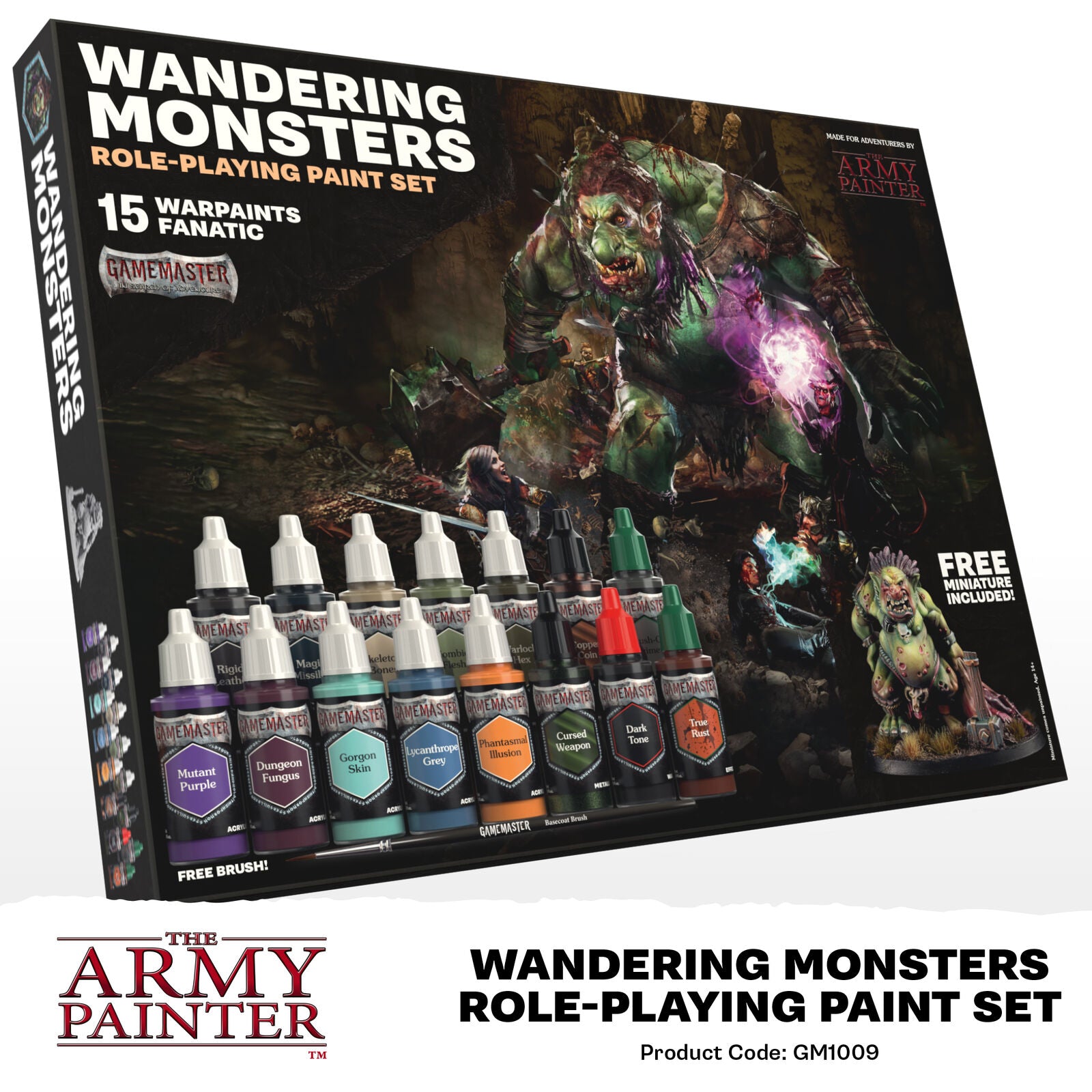 Army Painter GM1009 GameMaster: Wandering Monsters Role-playing Paint Set (8964633985261)