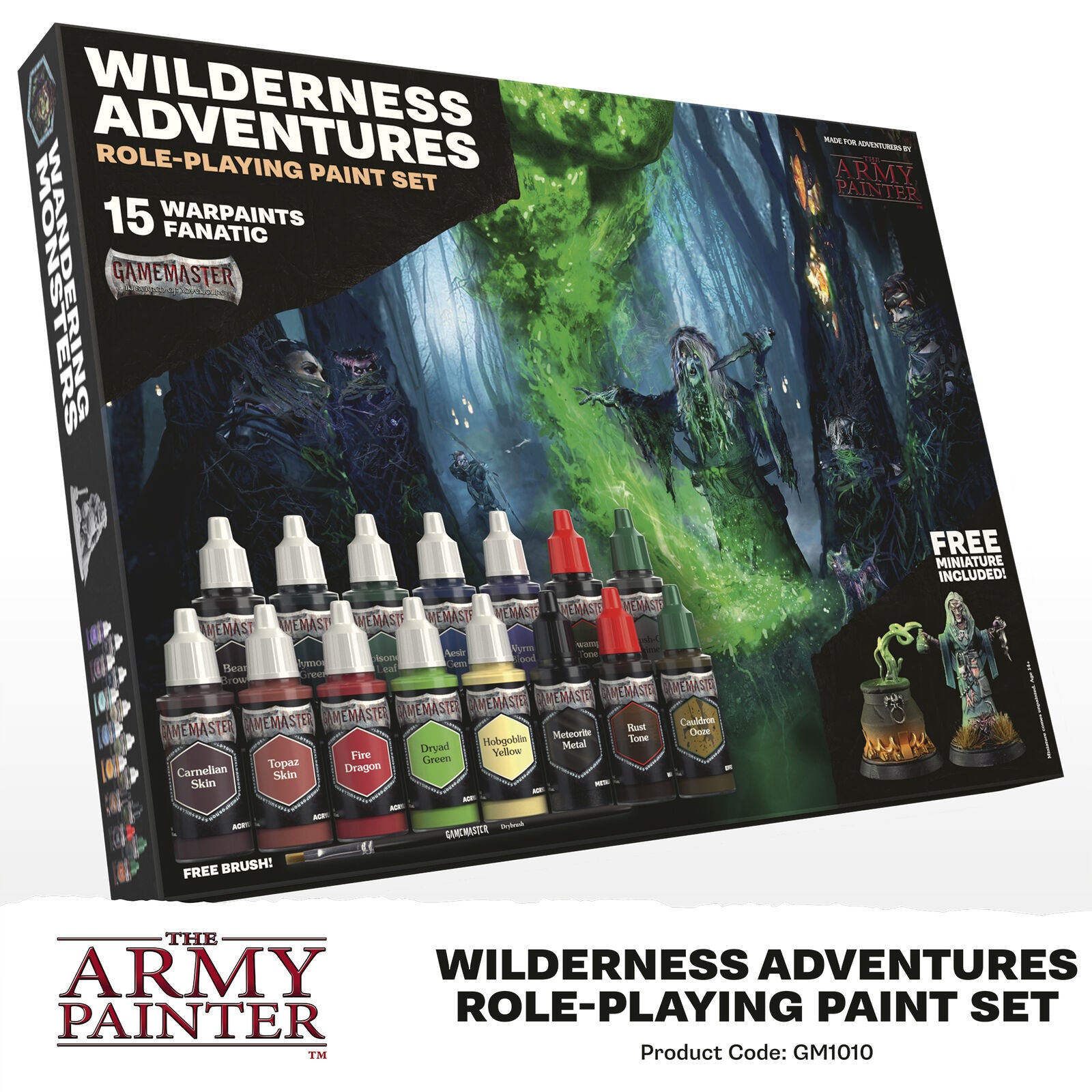 Army Painter GM1010 GameMaster: Wilderness Adventures Role-playing Paint Set (8964634116333)