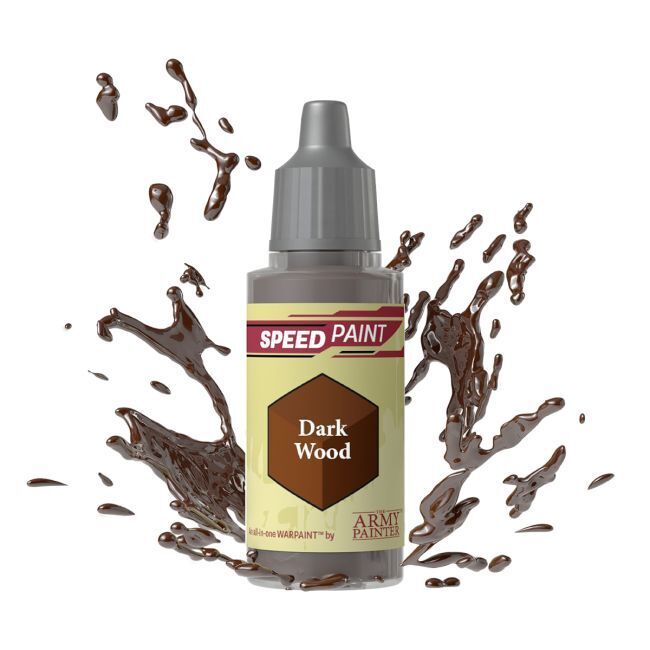 Army Painter WP2005 Speedpaint: Dark Wood - 18ml Acrylic Paint (8964636246253)