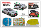 Team C Toyota Yaris Pandem 200mm RC Car Body 1/10 Scale (2)