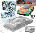 Team C Mazda 787B With 3D Wing Mount 190mm Renown Decal Sheet RC Car Body 1/10 Scale