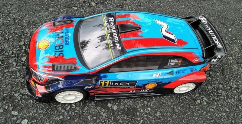 Team C Hyundai i20 WRC 190mm RC Car Body 1/10 Scale (2)